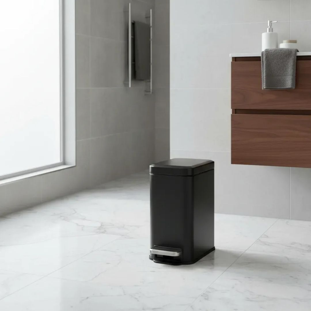 cesto-trinity-6-lts-acero-negro-csoft-proqualit-pro06n